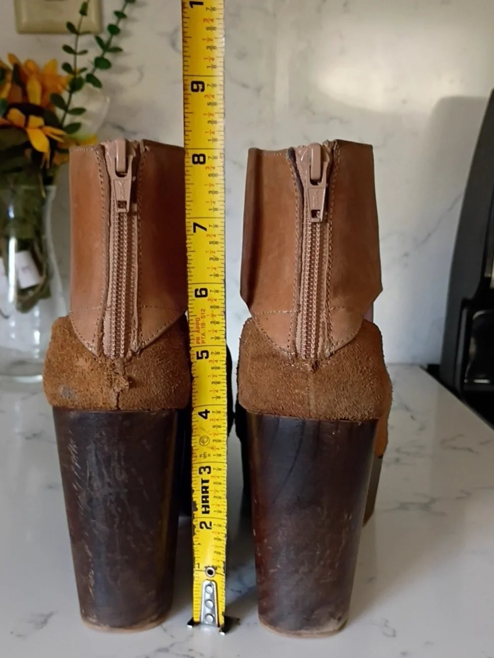 Free People Women’s Platform Ankle Boots in Light Brown